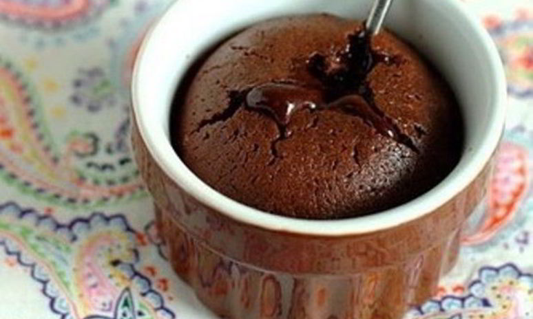 Рецепт брауни с жидкой начинкой