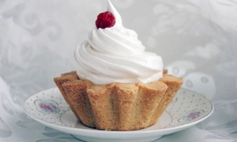 Рецепт домашних пирожных корзиночка с белковым кремом