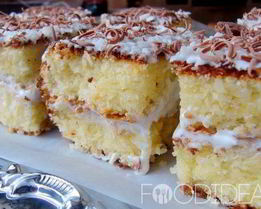 Кокосовые пирожные с шоколадом