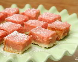 Лимонно-клубничные пирожные