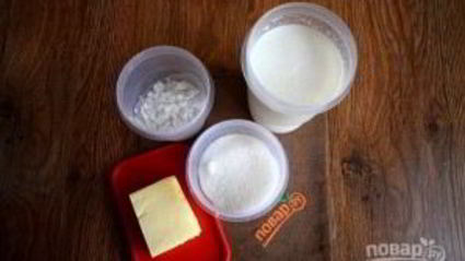 медовое пирожное с начинкой