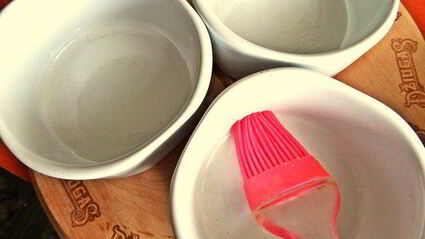 нежное пирожное с персиками