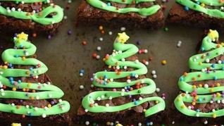Пирожное брауни Елочка