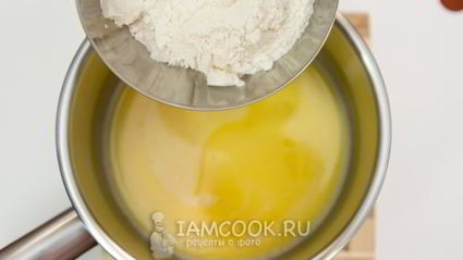 пирожное пари-брест с кофейным кремом