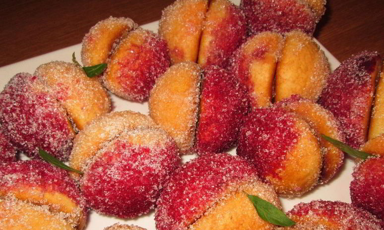 Рецепт пирожного персик