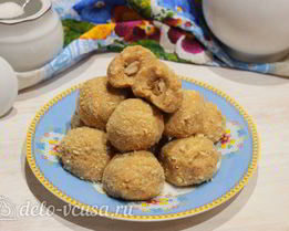 Пирожные из печенья и сгущенки