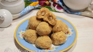 Пирожные из печенья и сгущенки