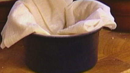 пирожные из теста фило с ванильным кремом и малиной