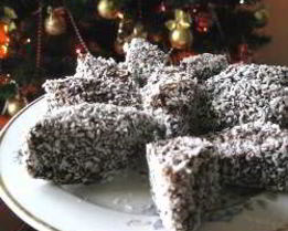 Пирожные с кокосовой стружкой