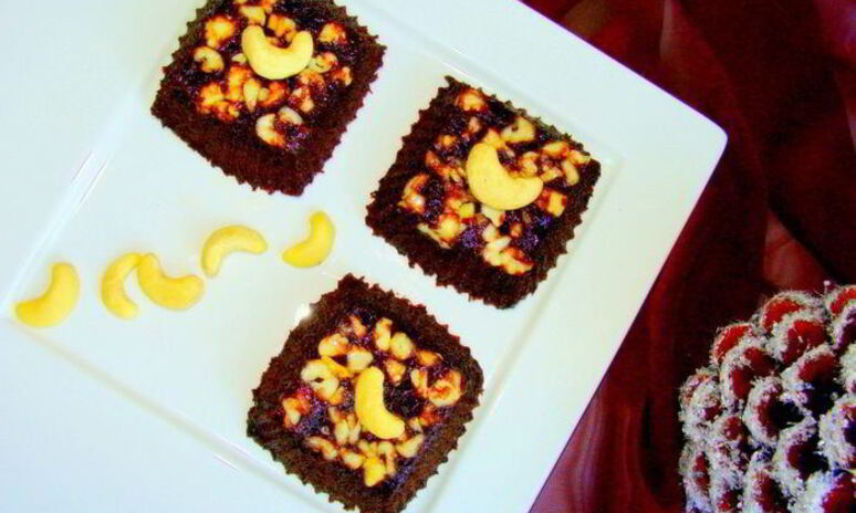 Рецепт постного брауни с кешью за 10 минут