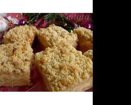 Штрейзельные пирожные с творожно-пудинговой начинкой