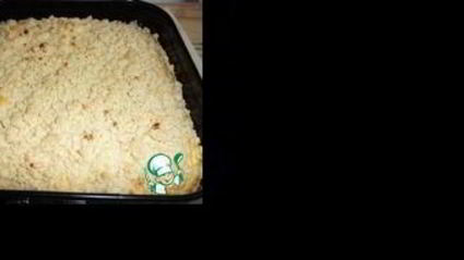 штрейзельные пирожные с творожно-пудинговой начинкой