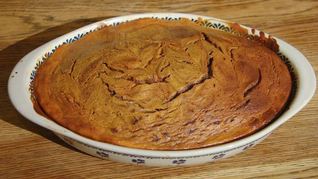 Тыквенно-шоколадный брауни