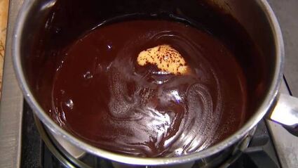 тыквенно-шоколадный брауни