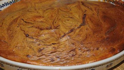 тыквенно-шоколадный брауни