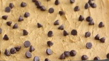 тыквенные пирожные с карамелью и шоколадом