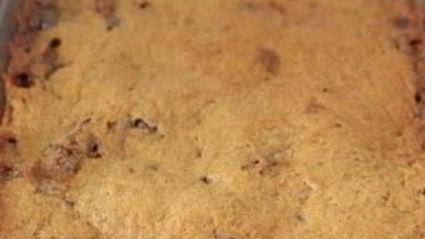 тыквенные пирожные с карамелью и шоколадом