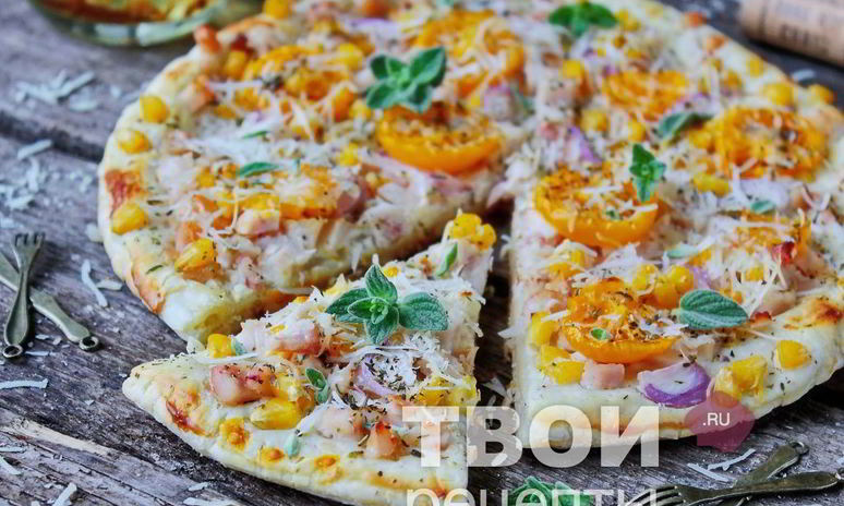 Рецепт белой пиццы