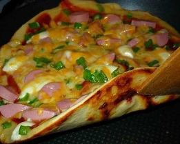 Домашняя пицца Минутка на сковороде