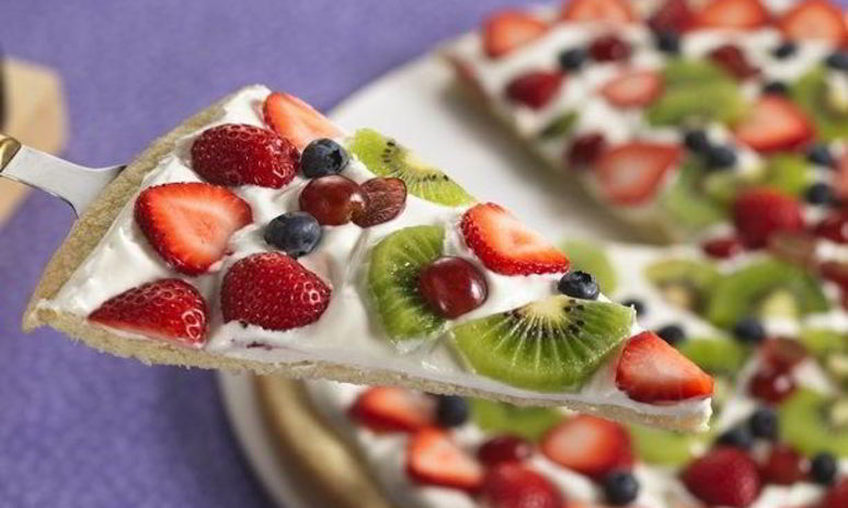 Рецепт фруктовой пиццы