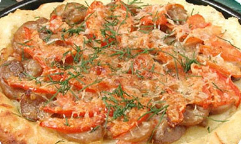 Рецепт картофельной пиццы