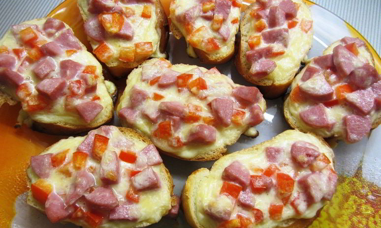 Рецепт мини пицца на чиабатте