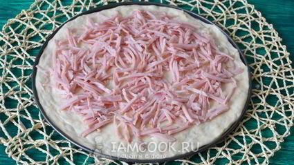 новогодняя пицца петушок