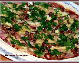 Пицца из бездрожжевого теста