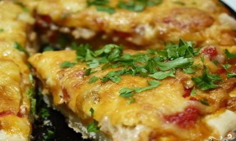 Рецепт пиццы из куриного фарша