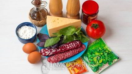 пицца минутка на сковороде