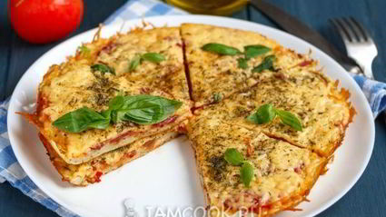 пицца минутка на сковороде