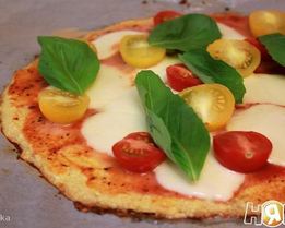 Пицца на тесте из цветной капусты