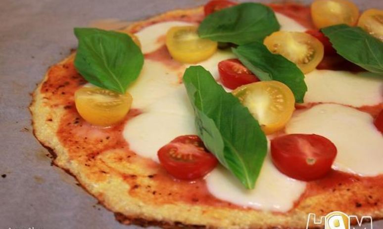 Рецепт пиццы на тесте из цветной капусты