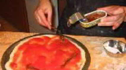 пицца с анчоусами