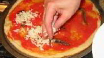 пицца с анчоусами