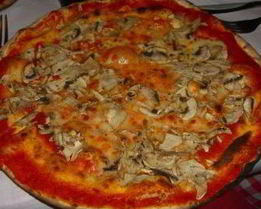 Пицца с грибами