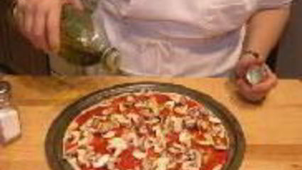 пицца с грибами