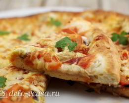 Пицца с мидиями