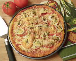 Пицца с морепродуктами в духовке