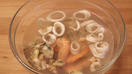 пицца с морепродуктами в духовке