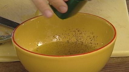 пицца с радиккио и моцареллой