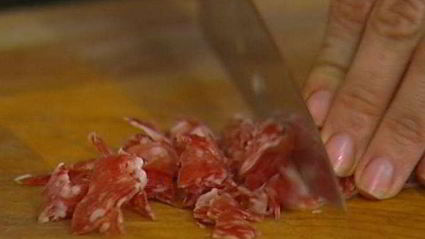 пицца с радиккио и моцареллой