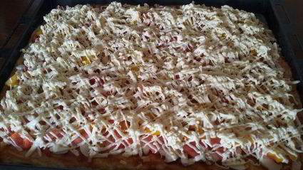 пицца с шампиньонами