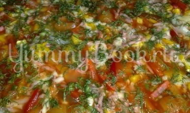 Рецепт просто пицца