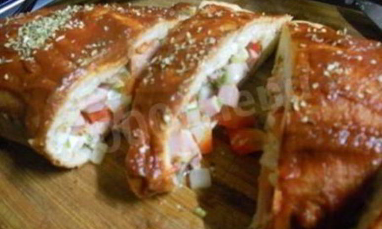 Рецепт закрытой пиццы кальцоне в духовке