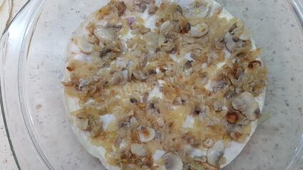 заливная пицца-пирог с лавашом