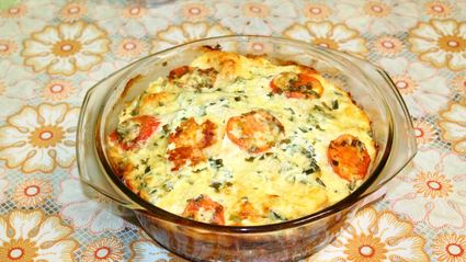 заливная пицца-пирог с лавашом