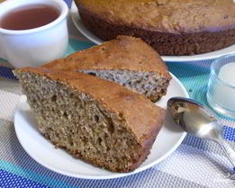 Коврижка с вареньем на кефире