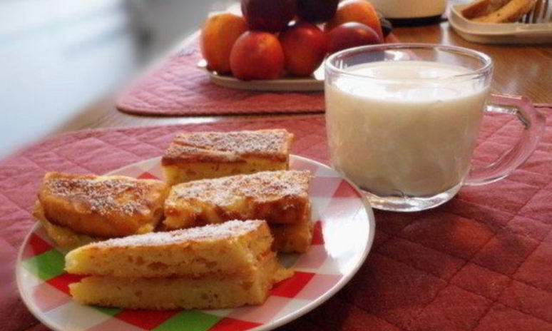 Рецепт творожно-яблочной коврижка