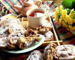 Ржаные рулетики постные